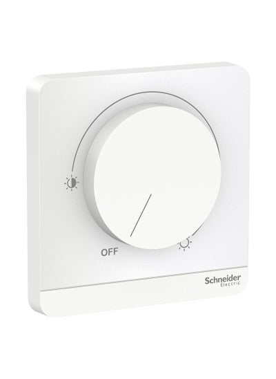 Buy Schneider Electric AvatarOn Rotary Dimmer 250VA White Dimmer Knob E8331RD250_WE in UAE