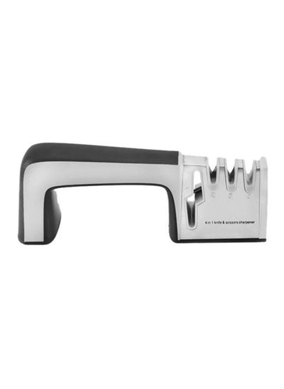 Buy 4-In-1 Knife Sharpener Silver 23x5.7x9cm in Saudi Arabia