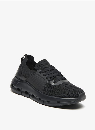 اشتري Women by Shoexpress Textured Sports Shoes with Lace-Up Closure في الامارات