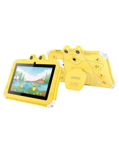 Buy Oteeto Tab 6 Pro Kids 7 Inch Display Tablet With 4GB RAM 128 GB ROM and 3500 mAh Battery Yellow in Saudi Arabia