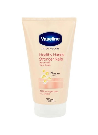 Buy Vaseline - Healthy Hands Stronger Nails Hand Cream, 75ml in Saudi Arabia