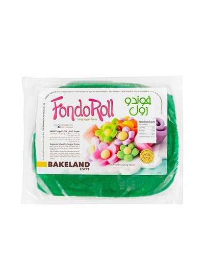 Buy Fondo Roll Sugar Paste Green 500 grams in Egypt