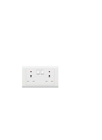 Buy MK 13Ax2G 1Way Switch Socket With Neon MV2647WHI in UAE