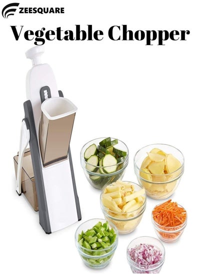 Buy Vegetable Chopper Multifunctional Food Choppers Onion Chopper Vegetable Slicer Cutter Dicer Veggie chopper with Blades 30 Cuts In One Slicer in UAE