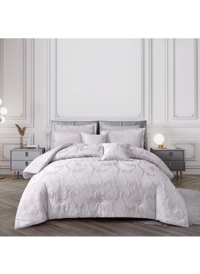 Buy 8-PIECE Rosie Comforter Set Microfiber King Size 240x260 cm in Saudi Arabia