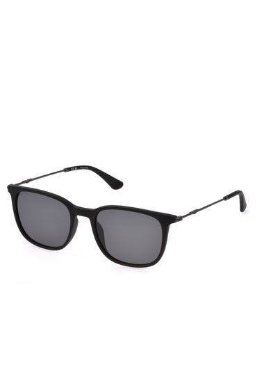 Buy Men's Square Shape Polarized  Sunglasses SPLL77M53U28P - Lens Size: 53 Mm - Matt Black in UAE