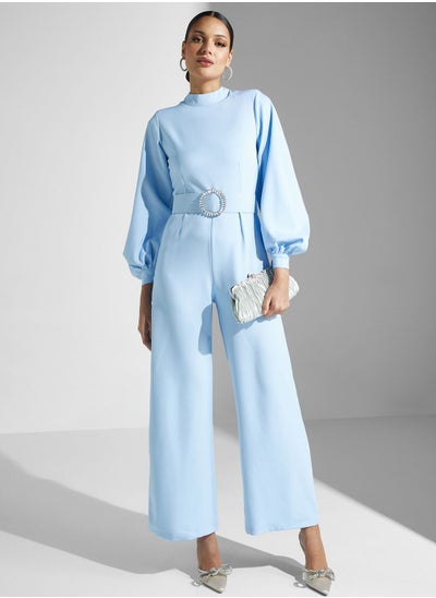 Buy Ruffle Sleeve Jumpsuit in Saudi Arabia