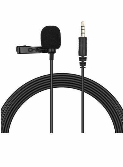 Buy Lavalier Microphone Black in UAE