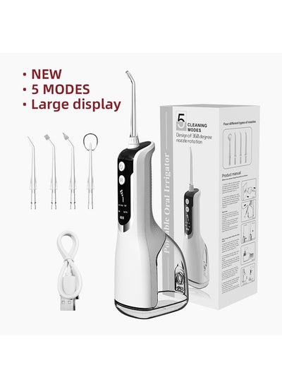 اشتري Portable USB Rechargeable Oral Irrigator Water Flosser Water Jet في الامارات