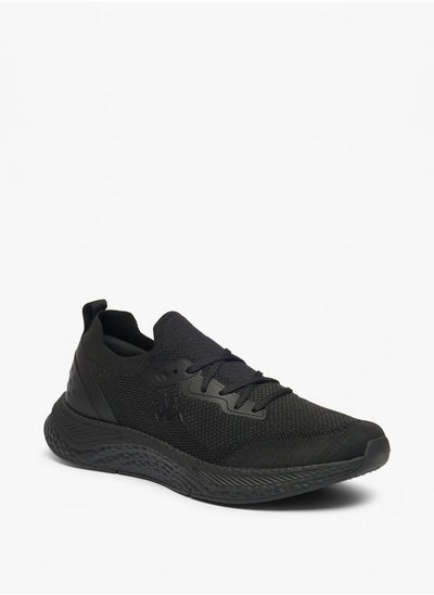 اشتري Men's Textured Sports Shoes with Lace-Up Closure في الامارات