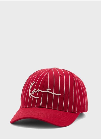 اشتري Signature Ziczac Pinstripe Cap في الامارات