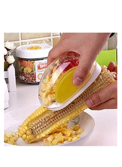 اشتري Corn Shucker Remover, Corn Stripper, Corn Peeler, Quick Corn Cob Remover Kitchen Cooking Tools with Hand Protector Corn Stripping Tool Useful Corn Shaver Peeler Kitchen Cooking Tools في السعودية