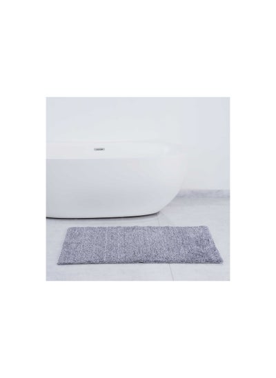 Buy Trinity Shaggy Bathmat 70x120cm Grey in UAE