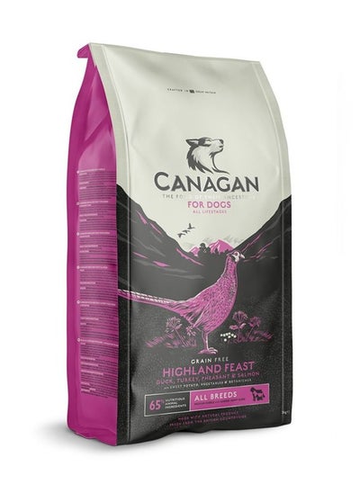 Buy Canagan Highland Feast for Dogs Dry Food 12kg in UAE