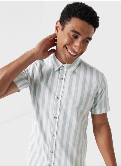 Buy Striped Regular Fit Shirt in Saudi Arabia