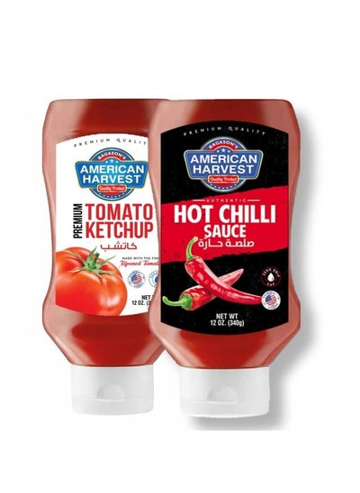 اشتري Tomato Ketchup And Hot Chilli Sauce 340grams Pack of 2 في الامارات