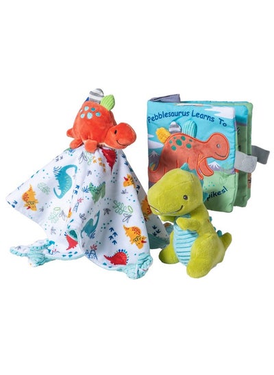 اشتري Baby Gift Set Soft Toys 3Piece Pebblesaurus في الامارات