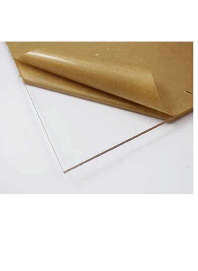 Buy DLS Clear Acrylic Sheet 2mm thickness 12 x 12 inch in UAE