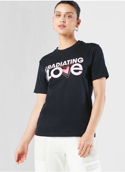 Buy Radiating Love Classic Graphic T-Shirt in Saudi Arabia