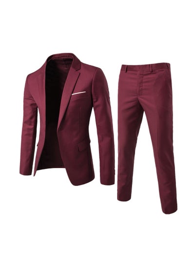 Buy New Slim Fit Suit Set in UAE