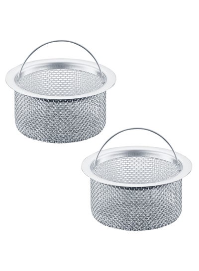 Buy Kitchen Sink Strainer Drain for Stopper Combo Basket Replacement Stainless Steel Sink Drain With Handle Sink Stopper Suitable for Bathroom Kitchen Drain strainer in UAE