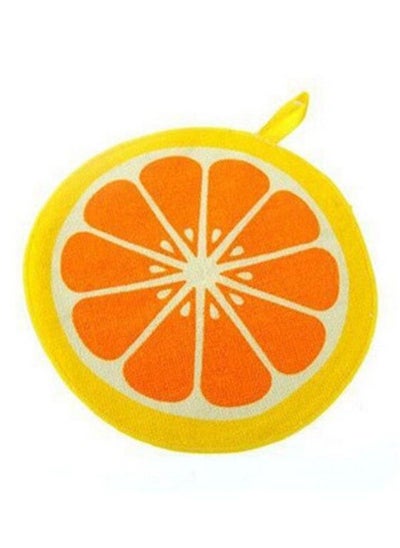 Buy Cartoon Fruit Hanging Towel Orange 20 x 20centimeter in UAE