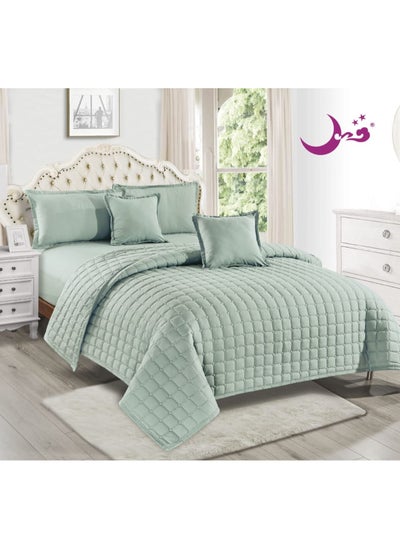 Buy Summer Compact Cotton Duvet Set For One And A Half 4 Pieces in Saudi Arabia