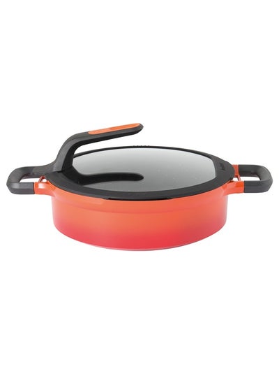 Buy Covered Stay Cool 2 Handle Sauté Pan Red in Saudi Arabia