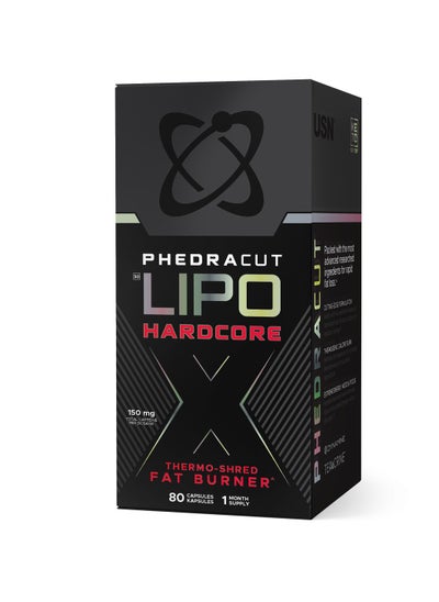 Buy USN Phedracut X Lipo Black 80 Caps in UAE