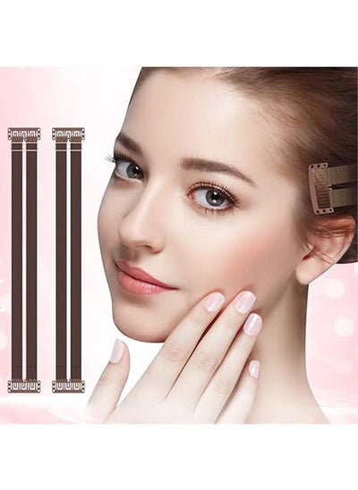 Buy 2 PCS Face Lift Tape Invisible Facelift Tape for Face Invisible with Bands Face Tape Lifting Invisible with String Face Lift Bands with Hair Clips Facelift Bands with Clips Adjustable Double BB Card in Saudi Arabia