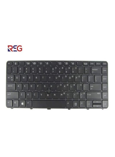 Buy RSG-New Keyboard for HP PROBOOK 430 G3, 430 G4, 440 G3, 440 G4, 445 G3, 640 G2, 645 G2 Series with Backlit Frame Black US in UAE