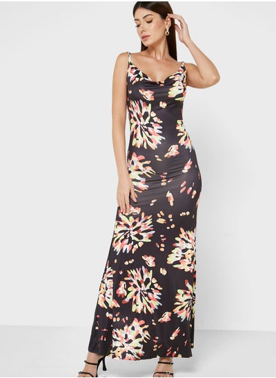 Buy Strappy Printed Dress in UAE