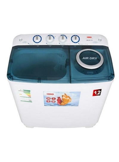 Buy Twin Tub Washing Machine - Top Load - 12 KG - White - HWM12000-21N in Saudi Arabia