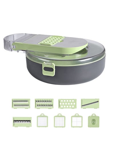 اشتري Kitchen Household Multi-Function Vegetable Cutter Grater, Dicing, Slicing, Vegetable Cutting Machine Set في السعودية