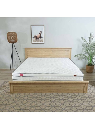 Buy Eco Pocket Spring Queen Medium Firm Mattress Medium Firm Feel Queen Bed Mattress Spine Balance For Pressure Relief L200xW150 cm Thickness 25 cm in UAE