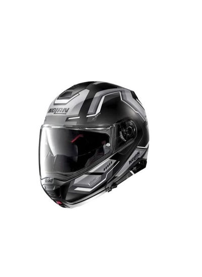 Buy Nolan N100-5 Upwind N-Com 57 Flip-Up Motorcycle Helmet Flat Black 2XL in UAE