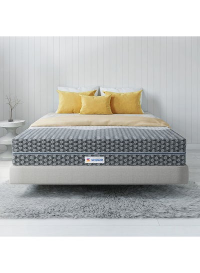 Buy Ortho Pro Spring Queen Bed Size Impressions Memory Foam Mattress With 100 Night Trial Airvent Technology And 3-Zone Pocket Spring White 190x160x30 cm in UAE