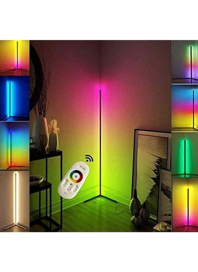 اشتري Remote Control LED Light Corner Lamp Multicolour في الامارات