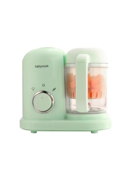 Buy 2-in-1 Baby Food Maker,Baby Food Blender Electric Steamer Food Supplement Cooking Mixing Mini Food Grinder Cooking，Green in UAE