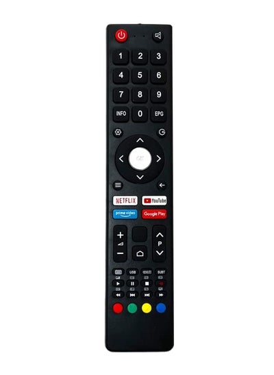 اشتري Tv Remote Control Suitable for Smart Android 4k LED UHD HD bpl Television with Hotkeys Without Voice Command في الامارات