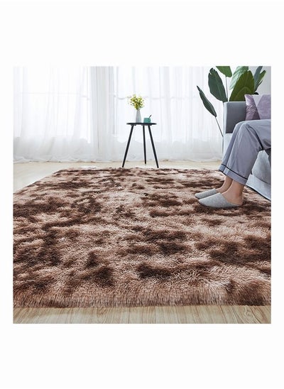 اشتري Modern Shaggy Rugs Fluffy Soft Touch Dazzle Sparkle Area Rug Carpet Large for Living Room Bedroom Floor Mat في السعودية