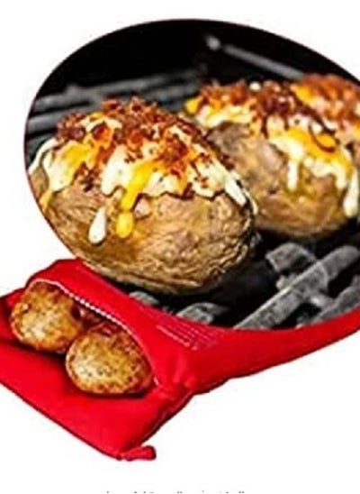 Buy Easy potato bag in the microwave to make delicious fries in just 4 minutes, with a steam pocket to bake potatoes perfectly in the oven in Saudi Arabia