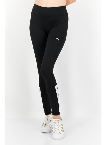 Buy Women Sportswear Fit Running Leggings, Black/Lavender Combo in UAE