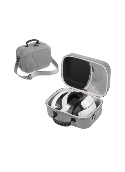 Buy Large Carrying Case for Meta Quest 3, Hard Travel Case Compatible with Kiwi Design/BOBOVR Battery Head Strap and Other Accessories, Hard Case and Soft Lining for Oculus Quest 3 in UAE