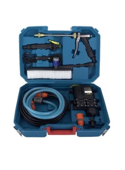 Buy High Pressure Portable Car Washer Set with Electric Cleaning Spray Gun in Saudi Arabia