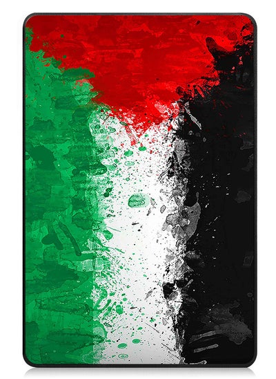 Buy Protective Flip Case For Samsung Galaxy Tab S9 FE Plus With Trifold Stand Auto Wake Sleep Shockproof Cover Palestine Flag 1 in UAE