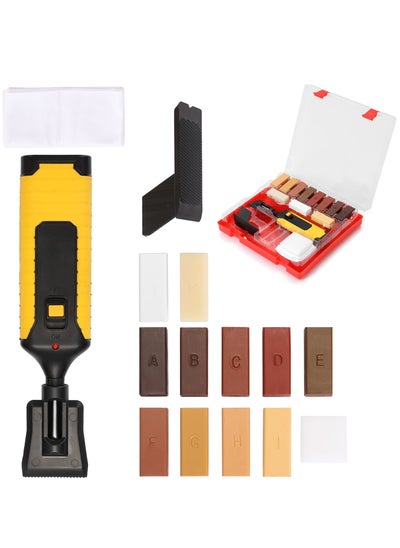 Buy Floor and Furniture Repair Kit, Wood Floor Hardwood Furniture Scratch Repair Set with 11 Colors Repair Wax Sticks and Melting Tool Restore Scratches, Cracks for Wood Floors, Table, Door in Saudi Arabia