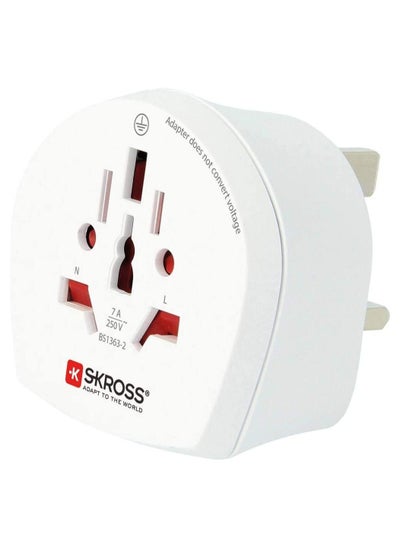 اشتري SKROSS Travel Adapter –  Travel Essentials International Plug Adapter For World To UK في الامارات