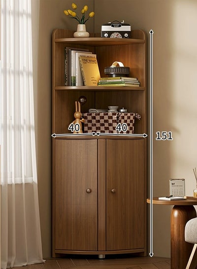 Buy Multi-functional bedroom triangle corner cabinet living room shelf Cabinet in UAE