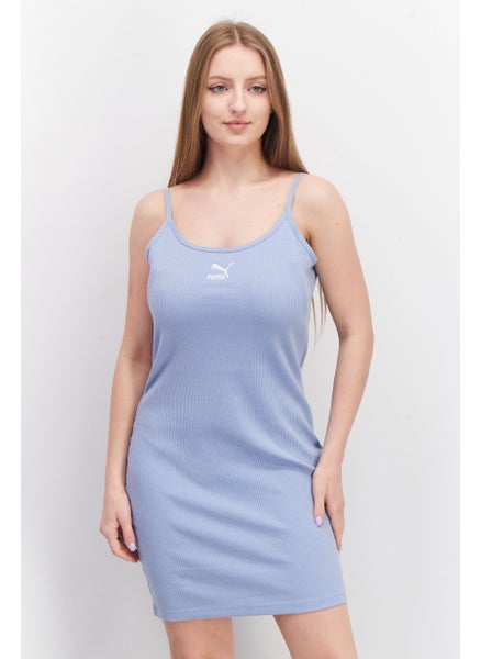 Buy Women Sportswear Fit  Sleeveless Training Dress, Blue in UAE